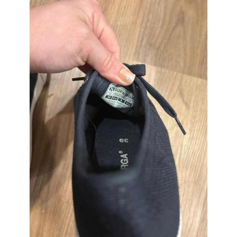 Superga Sneakers Navy Blue 8 - Picture 6 of 6